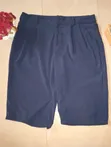 Pleated Short - Navy Blue - 2