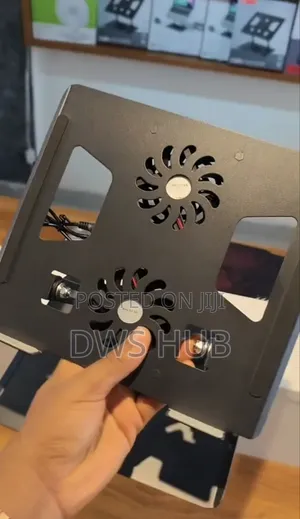 Metal 360° Laptop Stand with Cooling Fans
