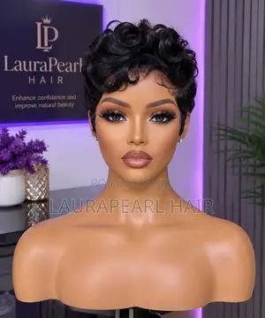 Crown Wave Bob Pixie Cut Wig