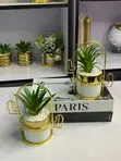 Sabon Deco Kayayyakin Kwalliyar Tebur/Raka'a - Zinariya - 2
