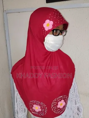 KFA Zahra Hijab - Elegant Floral Appliqué