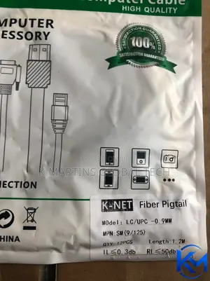 Fibre Optic Pigtail LC/SC Single Mode 1M (10 Addu)