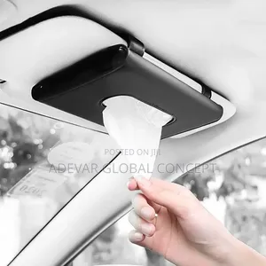 PU Leather Car Tissue Box Holder