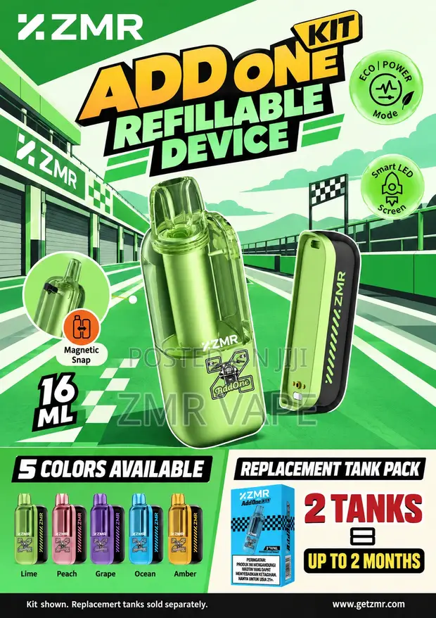 ZMR ADDONE Kalar Kore Mai Sake Cikawa Ta Pod System - 1