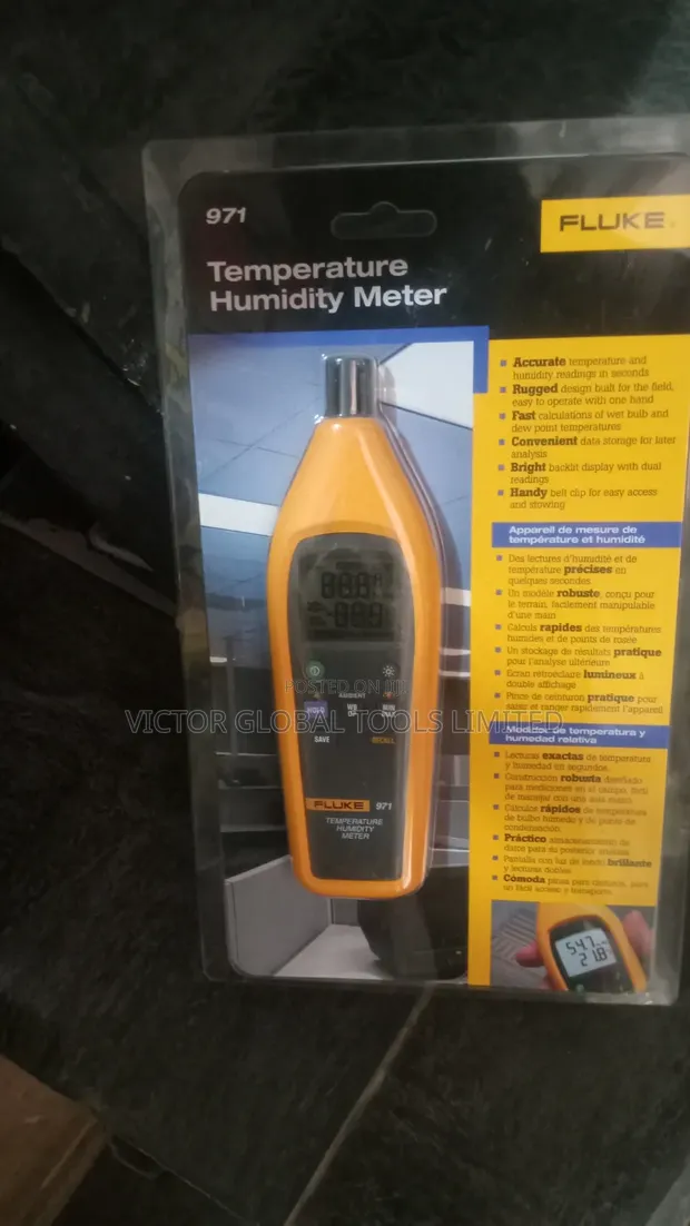 Fluke 971 Temperature & Humidity Tester - 1
