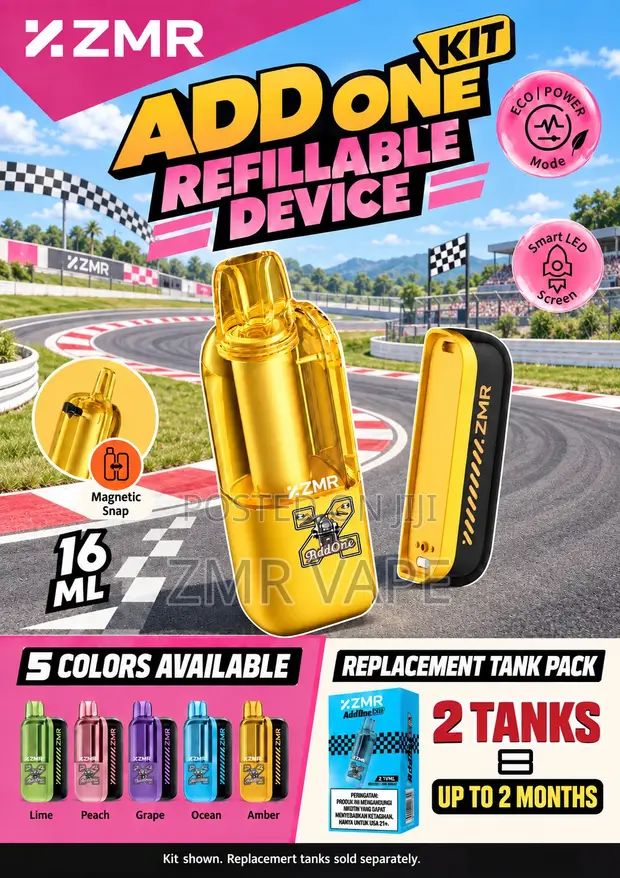 ZMR ADDONE Kunnen Vape Mai Sake Cikawa - 1