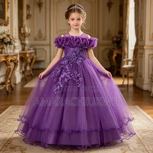 Exquisite Party Gown - Pink, Off Shoulder, Cold Shoulder Sleeves