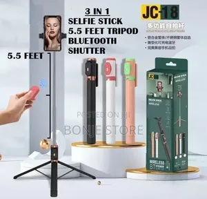JC18 Jirgin Kafa Mai Girma da Sandar Selfie (3.6/5.5ft) tare da Bluetooth