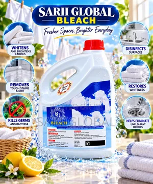 Sarii Global Bleach Mai Kashe Kwayoyin Cutar - 4L