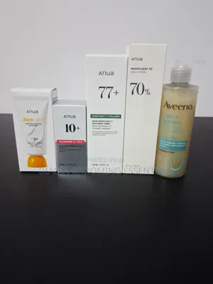Anua Skincare Bundle with Free Aveeno Cleanser