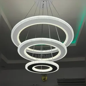 Three Ring Three Color Chandelier