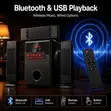 DJACK Digital 3.1 CH Bluetooth Home Theatre System (AK-D3L) - 2