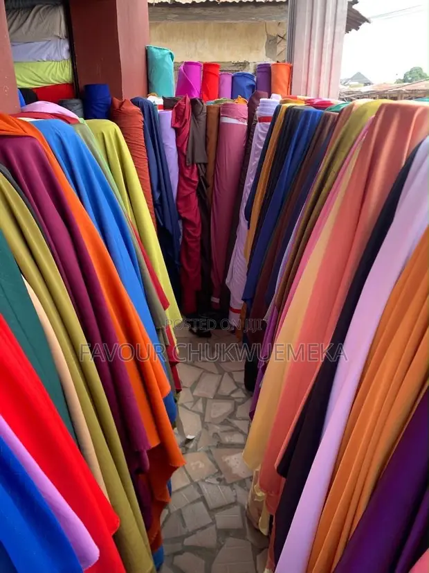Plain Chiffon and Crepe Materials - All Colors - 1