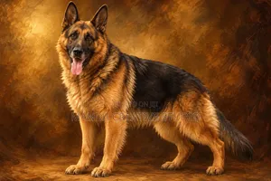 Custom Pet Portrait - Oil Painting Style Digital Download
