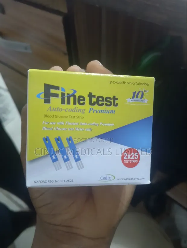 Fine Test Blood Glucose Test Strips (50 Pieces) - 1