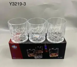 Saitin Gilashin Whisky 3-Piece Mai Inganci