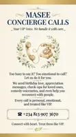 Masee Concierge Calls - Call Services - 2