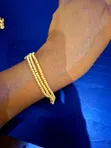 3-in-1 Plated Gold Bracelet Set - 3