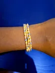 3-in-1 Plated Gold Bracelet Set - 5