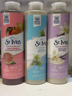 St. Ives Vanilla Wankan Jiki Mai Cire Kuraje - 650ml