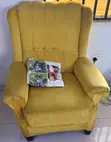 Used L-Shape Chair with Yellow Accent Chair - 1