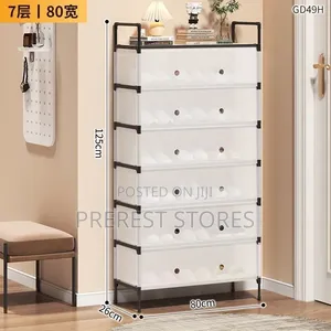 Sabon 6-Tier Dust-Proof Shoe Rack