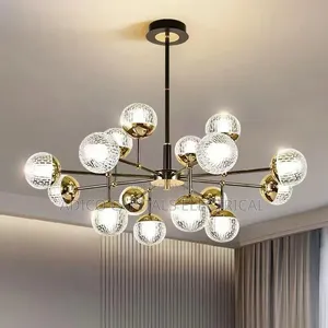 Chandelier Haske na Gilashin Kumfa na LED