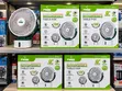 IWIN 8-Inch Fan Mai Sake Yin Caji tare da LED – Mai Haɗaka da Rana - 1
