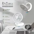 IWIN Fan Mai Girman Inci 8 Mai Caji Tare Da Remote & LED - 1