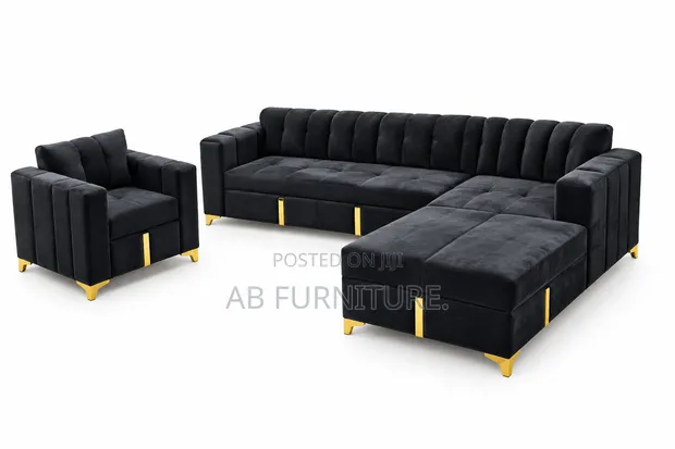 Sofa L-Shape Classic - Sabon Abu - 1