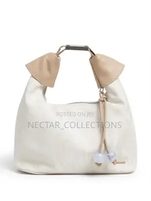 White Cloud Handbag with Beads - Karamin Jakar Mata