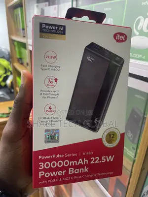 Itel A1480 30000mAh Power Bank