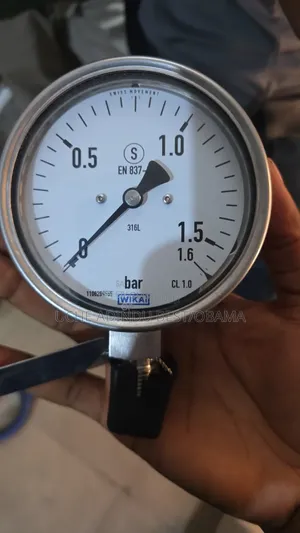 Wika Pressure Gauge 0-1.6 Bar, 4 Inches