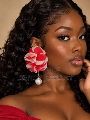 Bishop Jewelry Gold Non-Fade Flower Earrings
