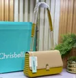 Luxury Chris Bella Handbag - Medium, Genuine Leather - 5