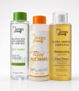 Hyper Beauty Toners (Alpha Arbutin, Salicylic Acid, Rice)