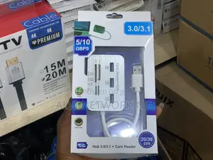 USB 3.0/3.1 Hub + Card Reader Combo Adapter