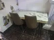 Marble Dining Set with 6 Chairs - 1