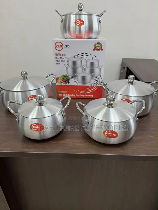 Zenker Bakin Karfe Na Tukwane 5 - Set Na Guda Biyar - 1