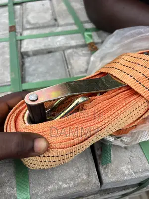 Heavy-Duty Orange Cargo Ratchet Buckle