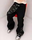Ace Couture Men's Baggy Jeans - Black - 2