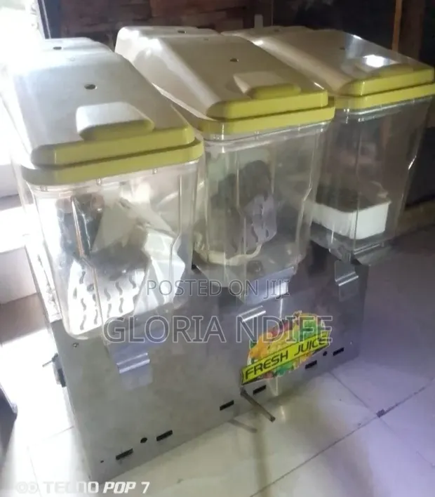 Juice Dispenser Mai Ɗakuna 3 da Aka Yi Amfani Dashi - 1