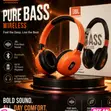 JBL Tune 760NC Wireless Headphone - Orange/Black - 1