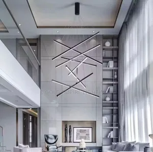Luxury LED Linear Chandelier don Wurin Da Rufi Yayi Sama