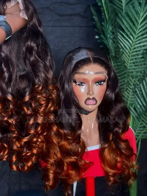 Original Human Hair Bouncy Curl Wig - 18 Inches