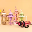 Ice Cream Water Bottle with Filter & Straw - 1