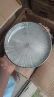 10.5" Ceramic Flat Plates (Set of 6) - 1