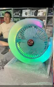 GE Rechargeable LED Fan - 2
