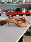 Takalmi Mata na Zara Brown Spool Heel - Girman 40 - 3