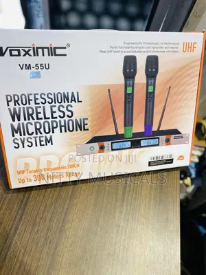 Voximic VM-55U Dual UHF Wireless Microphone System